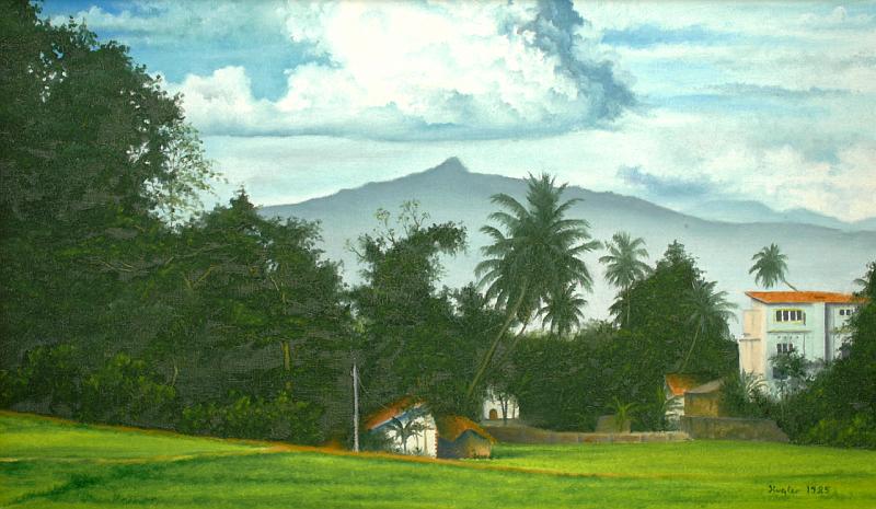 Seib-2010-Kunst-01-Kugler.jpg - Sri Lanka, Werner Kugler, Darmstadt 1985, oil on canvas, width 39 × height 23 cm (Photo by Roland Seib)